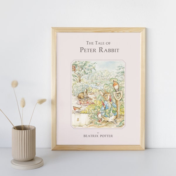 Beatrix Potter, The Tale Of Peter Rabbit, Classic Children's Books, Children's Illustration, Peter Rabbit, Digital Print, Instant Download