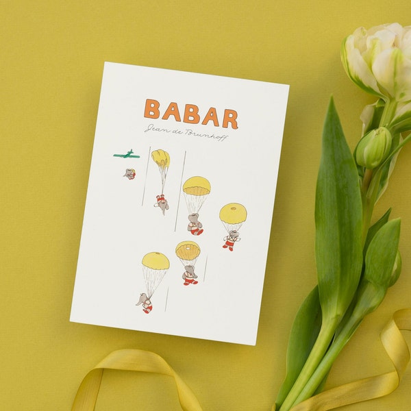 Babar, Babar The Elephant Print, Wall Art, Children's Classics, Children's Books, Digital Download, Instant Print