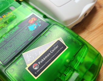 Nintendo Help Line Aufkleber für Gameboy und Retro Konsolen - Poké Center, Mario Variant