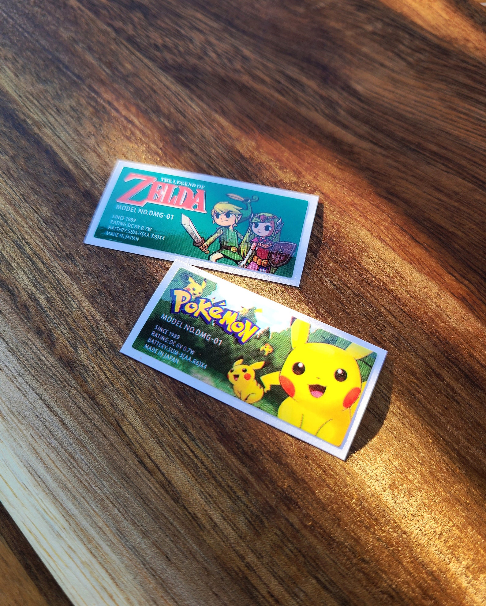 Reproduction Back Labels for Gameboy DMG, GKD Pixel, and Retro ...