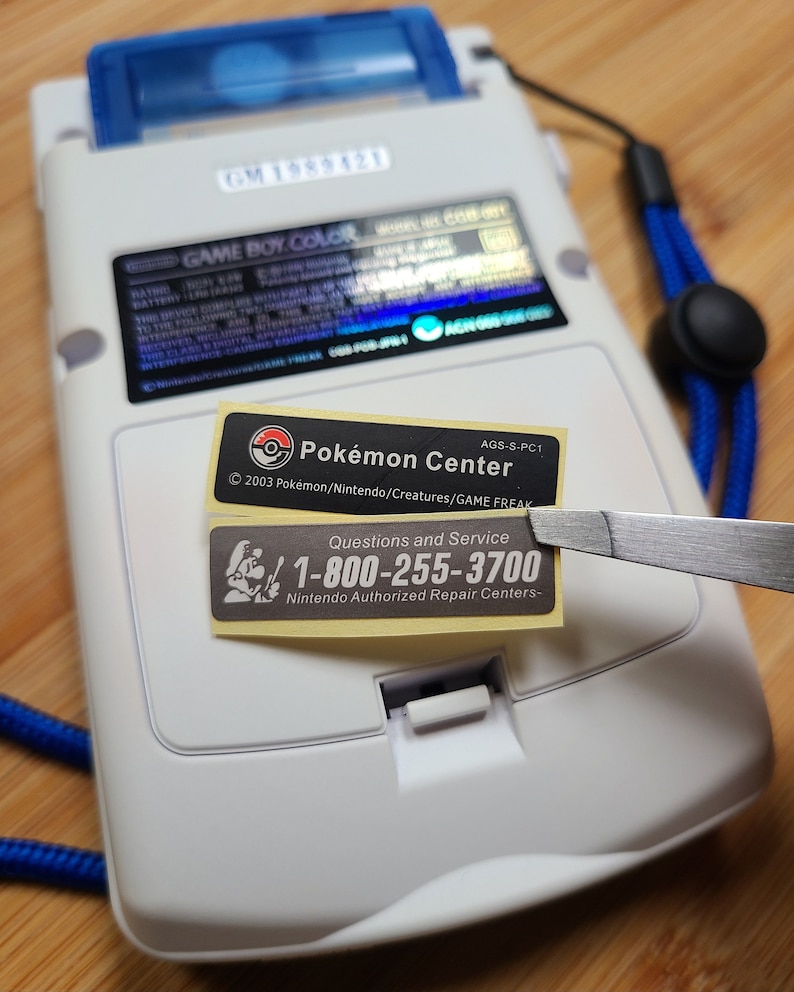 Nintendo Help Line Labels for Gameboy and Retro Consoles - Poké Center, Mario Variant image 9