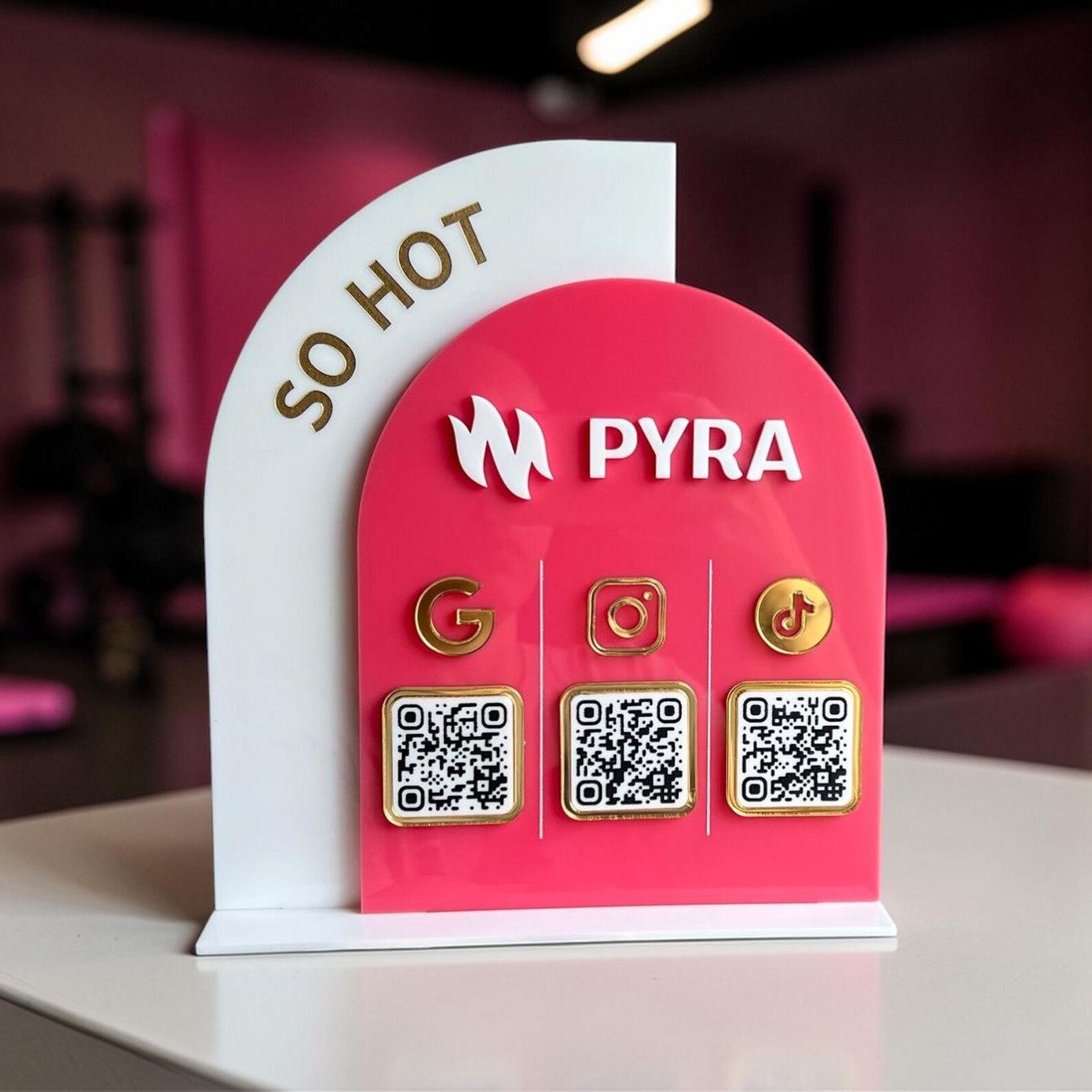 Custom Acrylic QR Code Sign for Small Business: Scan to Pay Payment ...