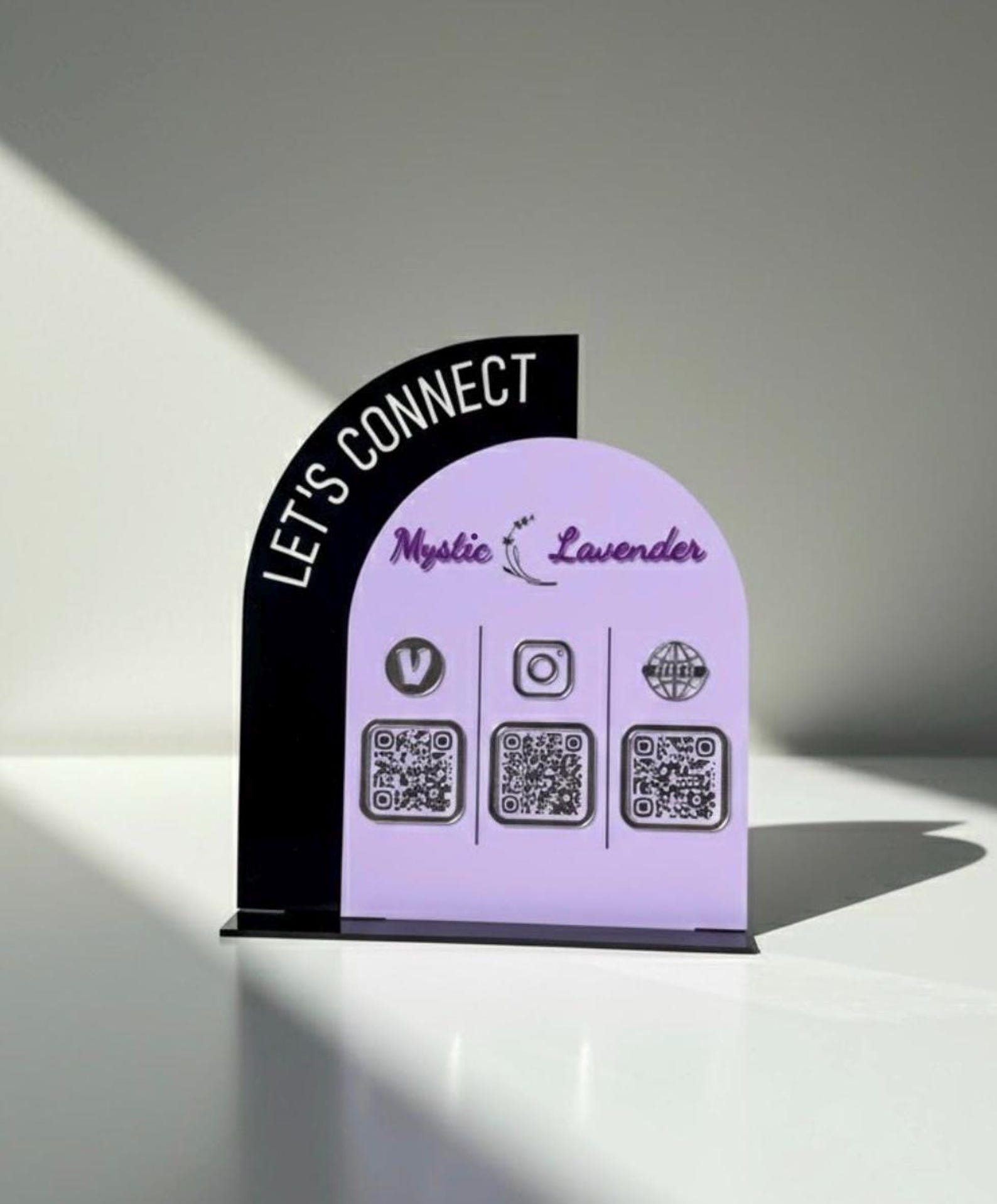 Custom Acrylic QR Code Sign for Small Business: Scan to Pay Payment ...