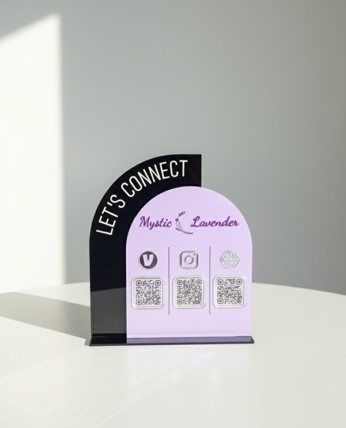 Custom Acrylic QR Code Sign for Small Business: Scan to Pay Payment ...