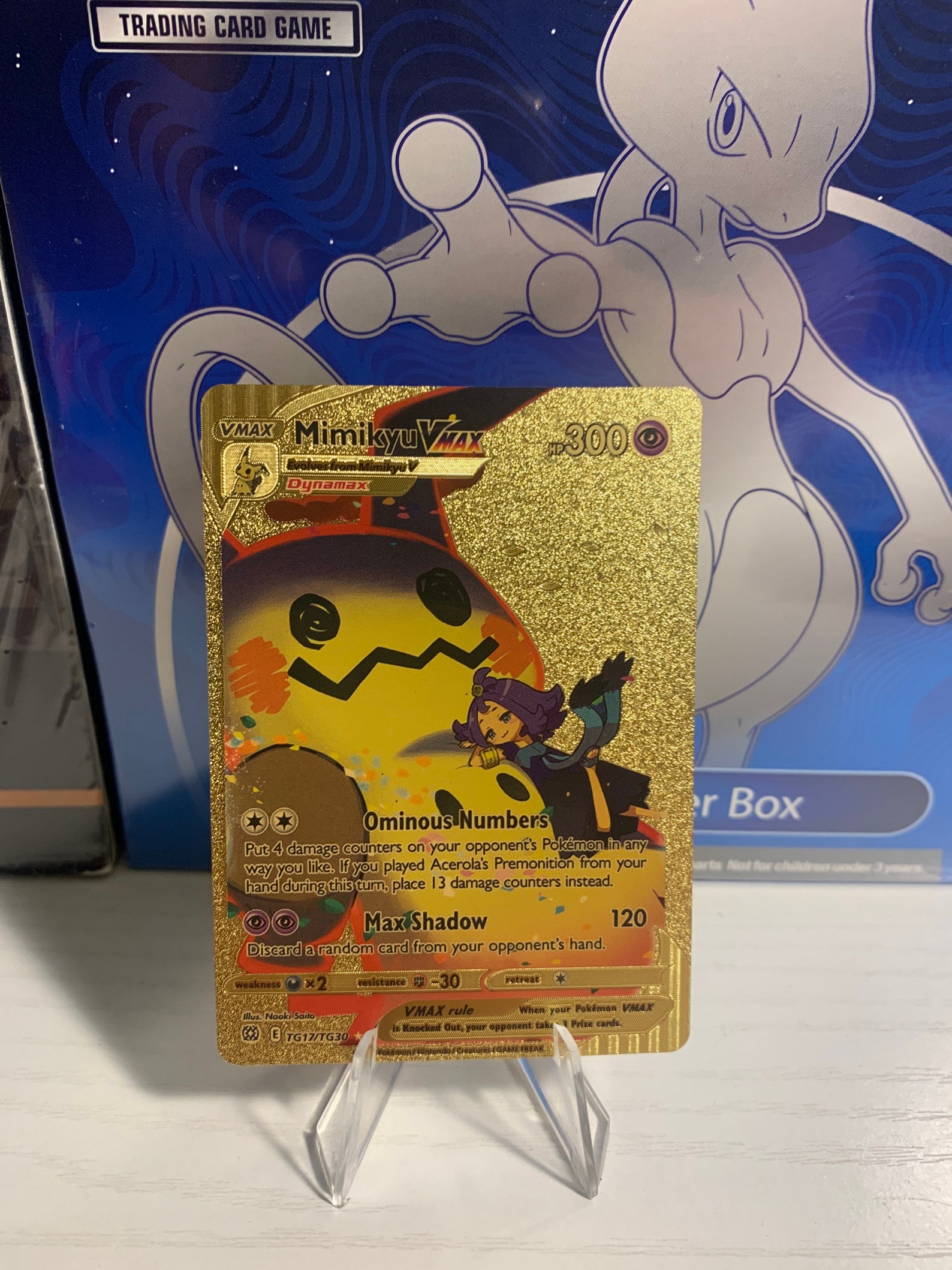 Mimikyu Vmax Gold Foil Pok mon Card Etsy mimikyu-vmax-gold-foil-pok-mon-card-etsy