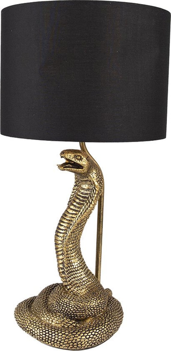 Clayre Eef Lamp Ø 26x48 Cm Gold-coloured Black - Etsy