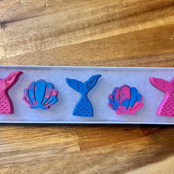 Mermaid Crayons Etsy
