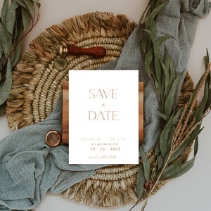Modern Save The Date | Editable Save The Date | Digital Invite | Iphone Invitation | Save The Date Cards | Editable Template