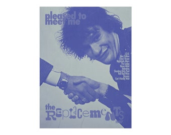 The Replacements- Pleased to Meet Me Poster