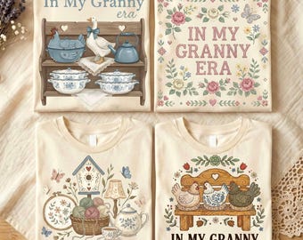 In meiner Oma Ära digitale Png-Bundle-Sofortdownload Vintage Oma Kern-Shirt Designs Sublimation Png-Set