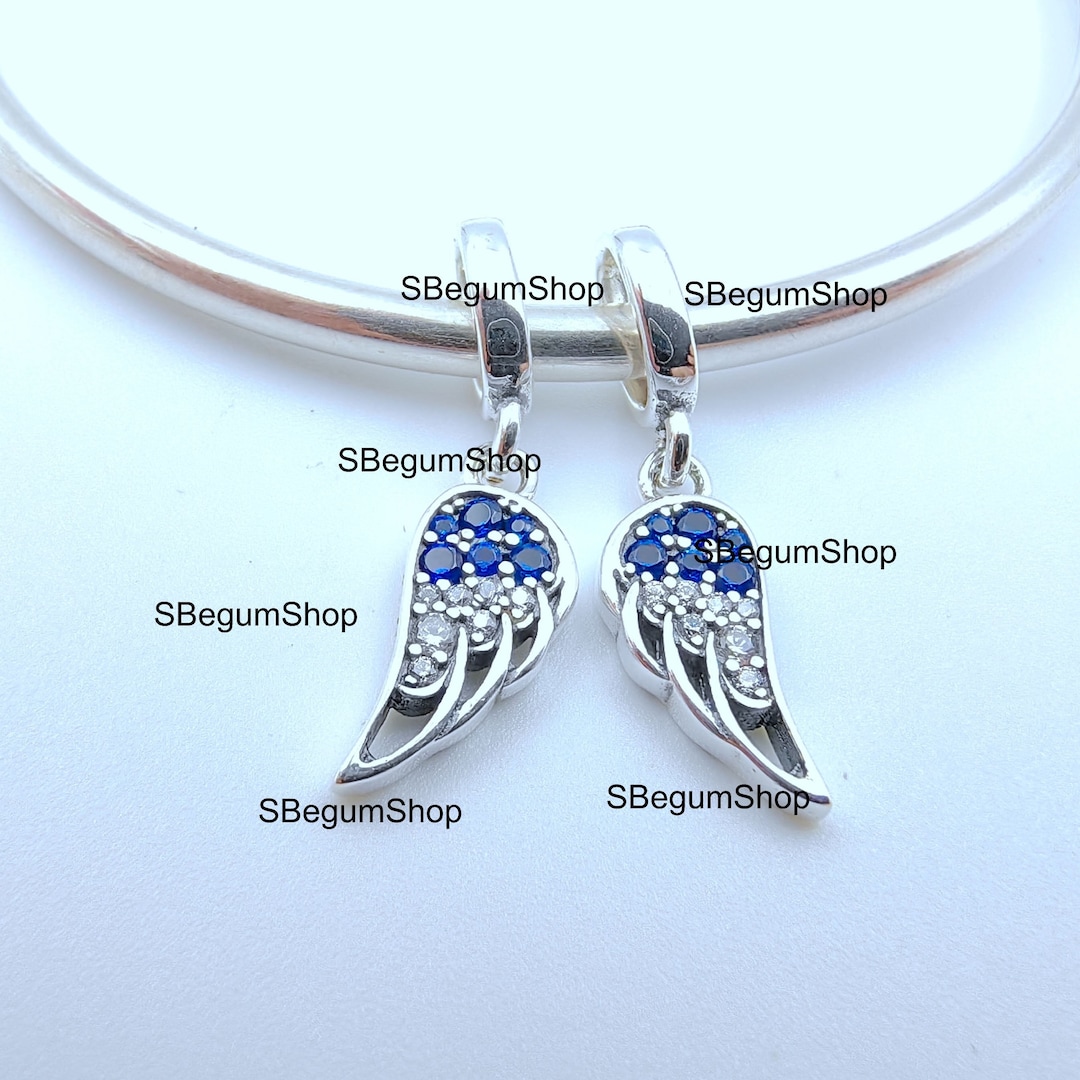 Genuine Pandora Sterling Silver Sparkling Splitable Angel