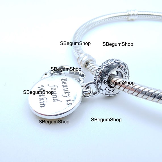 Genuine Pandora Sterling Silver Disney Beauty and the Beast