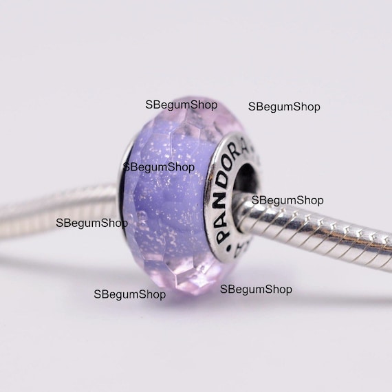 ATHENAIE Genuine Murano Glass 925 Sterling Silver Core Gold Foil