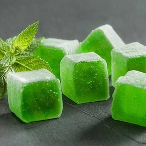 Lokum à la menthe Turkish Delights Frais et Traditionnel Loukoum turc confiserie de turquie idée originale de cadeau