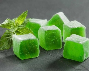 Lokum à la menthe Turkish Delights Frais et Traditionnel Loukoum turc confiserie de turquie idée originale de cadeau