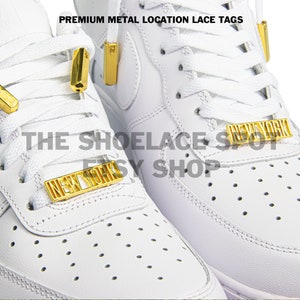 1 Set Front Lace Tags Premium Charms Quality Statement Tags For Shoes Country Dubraes USA EUROPE ASIA