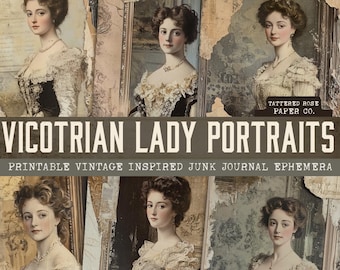 Retratos de damas victorianas: Efímeras de diarios basura (Descarga digital)