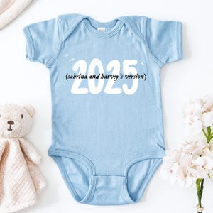 Custom Baby Announcement Bodysuit: Taylor Fan Pregnancy Reveal