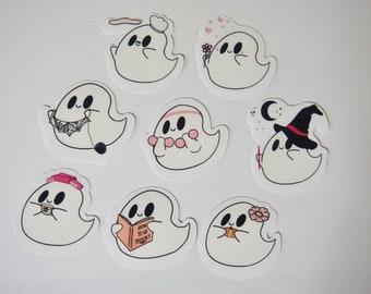 ハロウィンゴーストステッカー - 防水
