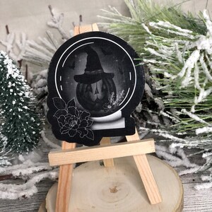 Halloween Pumpkin Globe Sticker - Waterproof