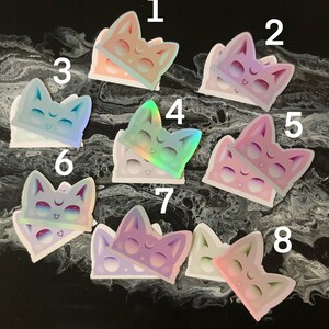 Holographic or Glossy Cat Sticker - Waterproof