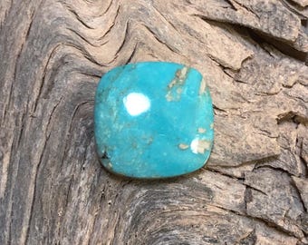 Stabilized Turquoise Cushion Cabochon (18x18 mm)