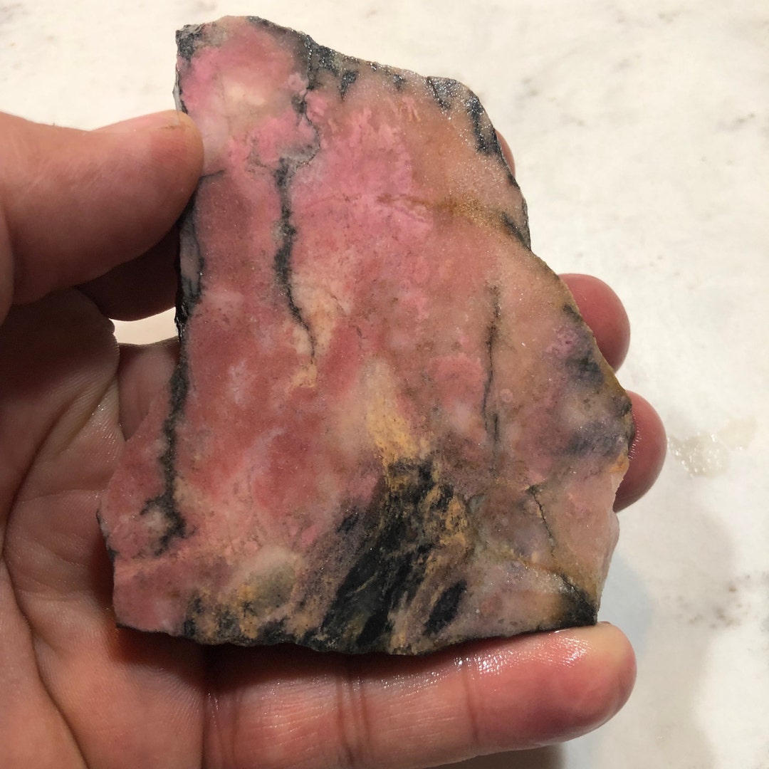 Rhodonite Slab From California - Etsy