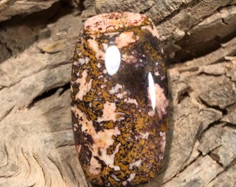 Indian Blanket Opal cabochon