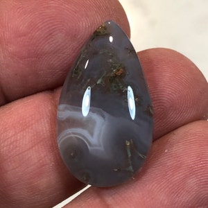 Moss Agate cabochon.