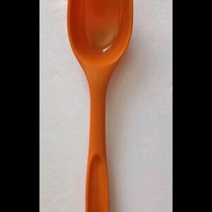 Vintage Foley Nylon Serving Spoon Utensil Antique Orange New Retro