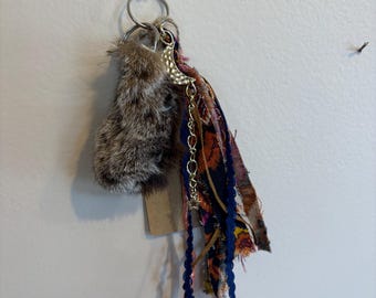 Bobcat Paw Keychain