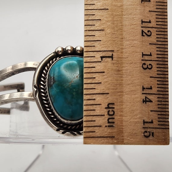 Vintage Genuine Turquoise & Sterling Native Ameri… - image 9