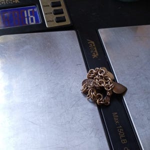 Pulsera vintage de plata de ley Disney con dije de Mickey y Minnie Mouse enamorados, 16 g imagen 9