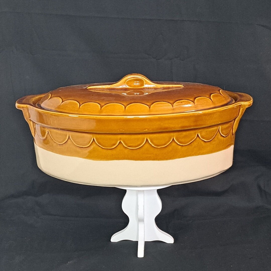 Vintage Emile Henry Casserole Dish 4 Qt. Made in France Etsy