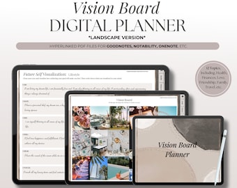 Planner digitale per la visione, diario di manifestazione degli obiettivi (PDF)