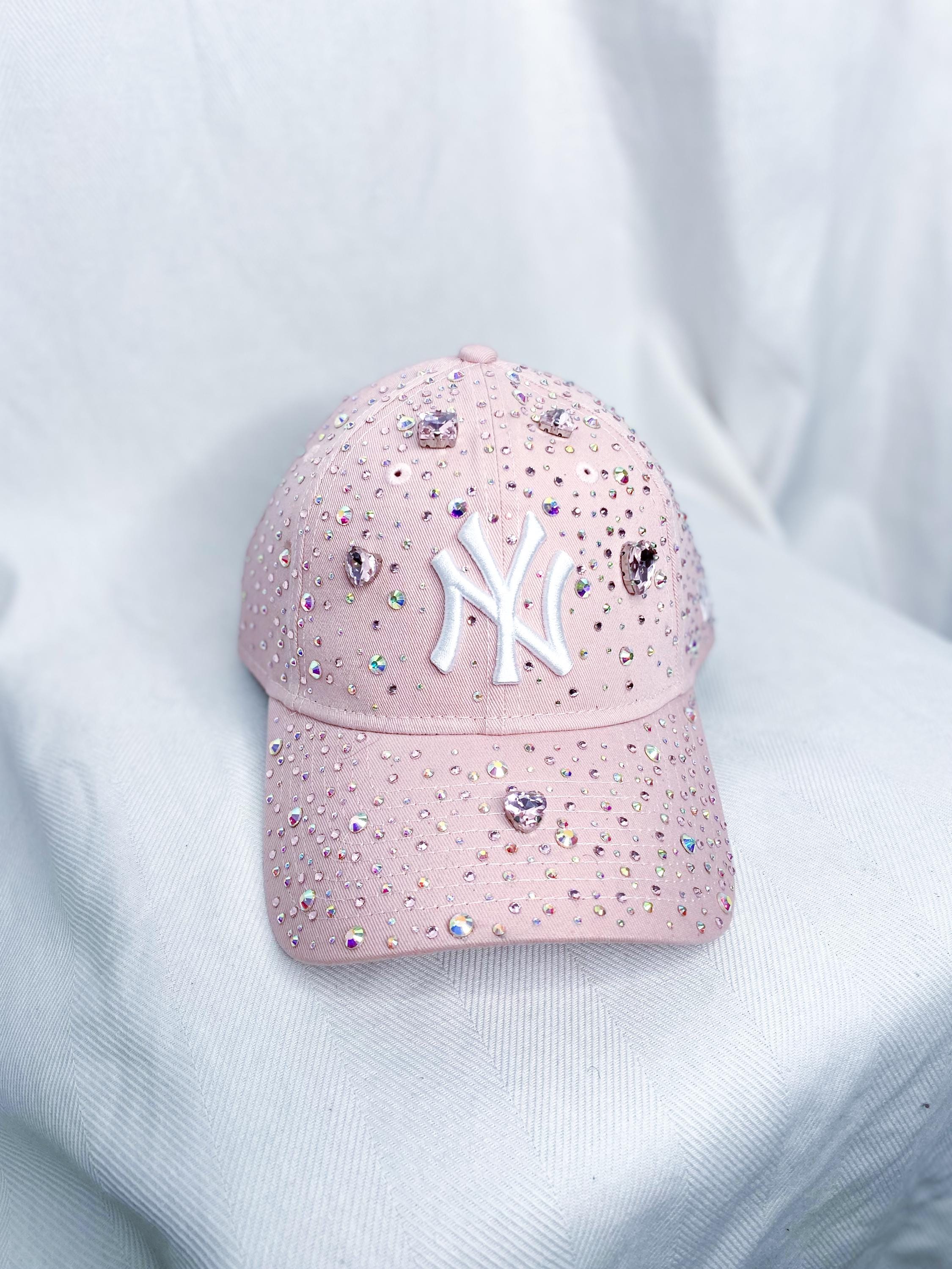 Snapback Decorato Per Donna Berretto Da Baseball Donna Con Paillettes E Strass Cappello