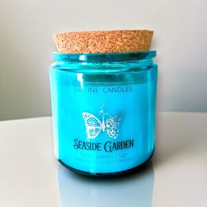 Seaside Garden Candle: Ocean Breeze, Lavender, and Sage