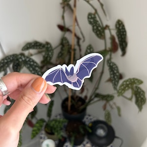 Flying bat sticker