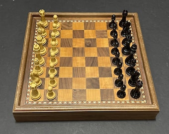 Chess Set - BRAND NEW (NIB) - Pieces store in Box - Classic - very nice quality