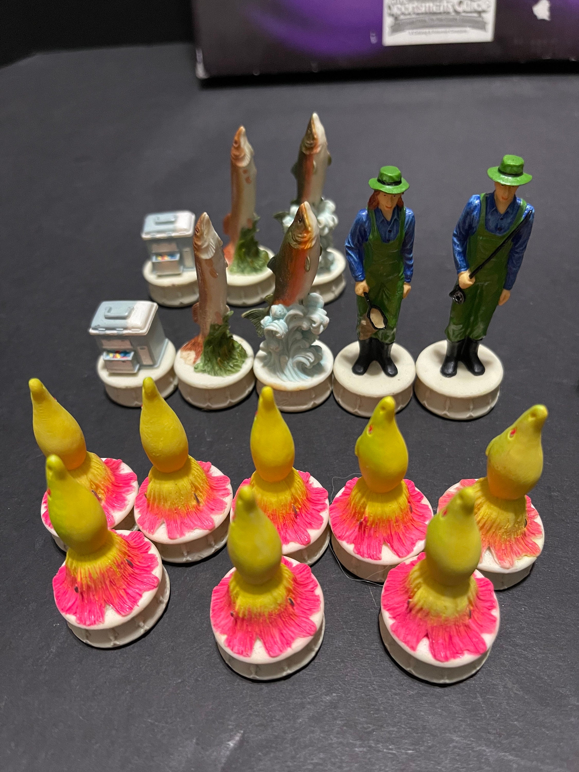 New-in-box - OUTDOORSMEN Chess Set - HUNTER Vs. FISHERMAN - Great for ...