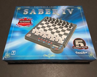 SABER IV COMPUTER Chess Set - Brand New in Box - never used - Top of the Line