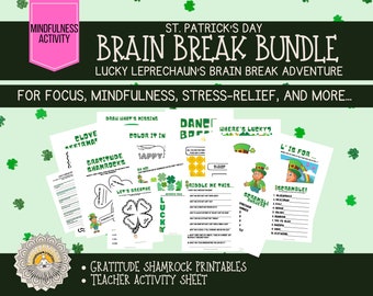 Brain Break Activity | Lucky the Leprechaun's St. Patrick's Day Brain Break Adventure | Social emotional learning for focus, attention