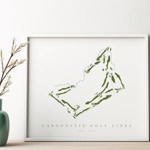 Carnoustie Golflinks | Golfbaan | Digitale download | Golfbaanarchitectuur | Indeling van de golfbaan | Golfcadeaus