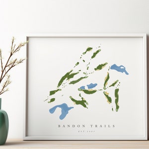 Bandon Bundle | Bandon Dunes, Pacific Dunes, Bandon Trails | Golf Gifts | Digital Download | Golf Course Architecture | Golf Course Layout