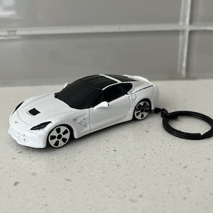 Corvette Stingray Novelty Schlüsselanhänger aus 1:64 diecast Modellauto