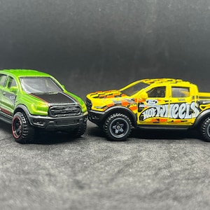 2019 Ford Ranger Raptor Novelty Keychain made from 1/64 diecast model scale car