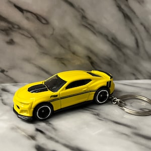 2017 Camaro ZL1 Novelty Keychain made from 1/64 diecast model scale car