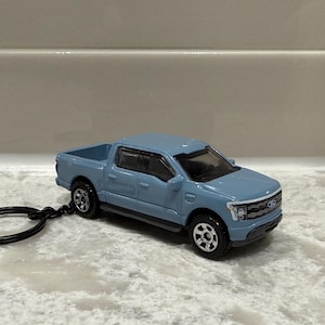 Ford F150 Lightning Schlüsselanhänger oder Custom Weihnachtsbaumschmuck aus 1:64 Diecast Modellauto