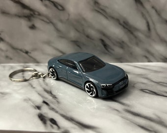 Audi RS E-Tron GT Novelty Keychain made from 1/64 diecast model scale car