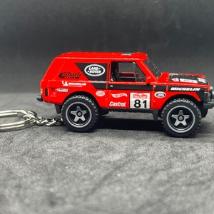 Porte-clés fantaisie Range Rover Classic fabriqué à partir d&#39;un modèle réduit de voiture moulé sous pression à l&#39;échelle 1/64